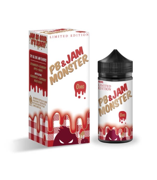 Jam Monster – Peanut Butter & Strawberry Jam