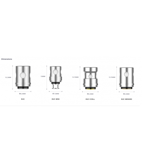 Vaporesso EUC Mini Coils for Drizzle Tank