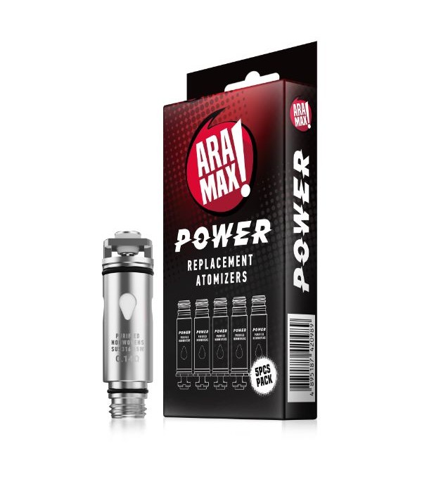 Aramax Power Replacement Atomizers 1pcs