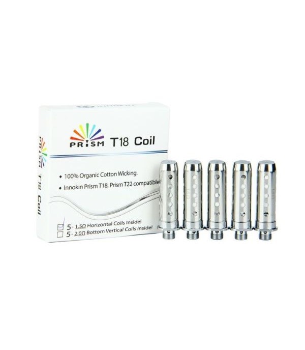 Innokin Prism T18/T22 Coils 5 Pack 1.5ohm