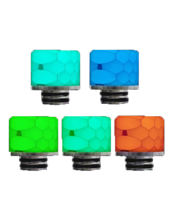 2019 New 510 and 810 Stainless Resin Luminous Drip Tips D Style