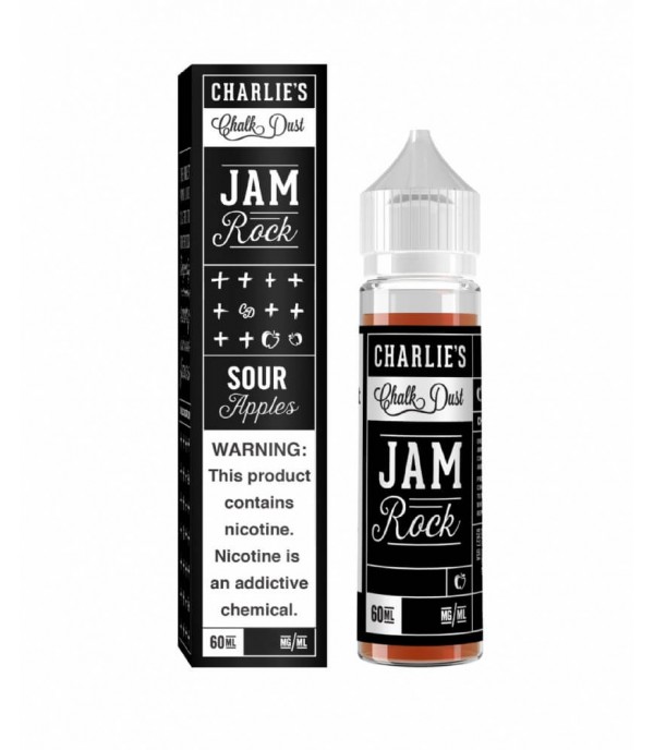 Charlies Chalk Dust – Jam Rock – Sour Apples 60ml